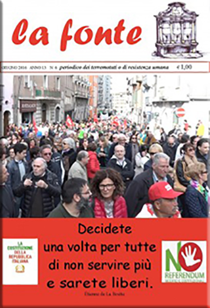 In edicola l’ultimo n° di giugno de “La Fonte”