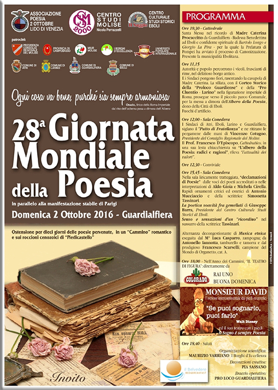 28^  Giornata mondiale della poesia