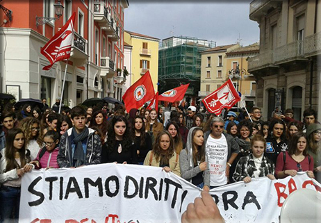 Manifestazione promossa dall’Unione degli Studenti