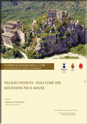 “Villages desertes–Oggi come ieri–Riflessioni per il Molise”