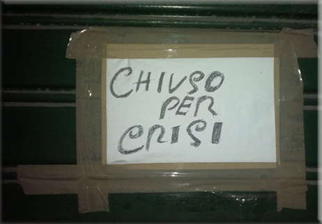 Campobasso: Chiuso per crisi