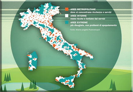 Le città sempre più ricche e in provincia è il declino