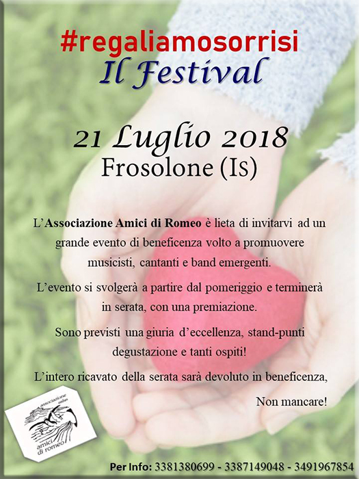 “Regaliamo sorrisi” – Il Festival