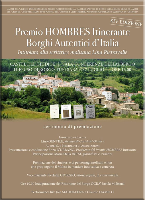 Borgo Tufi, premiazione Hombres Itinerante