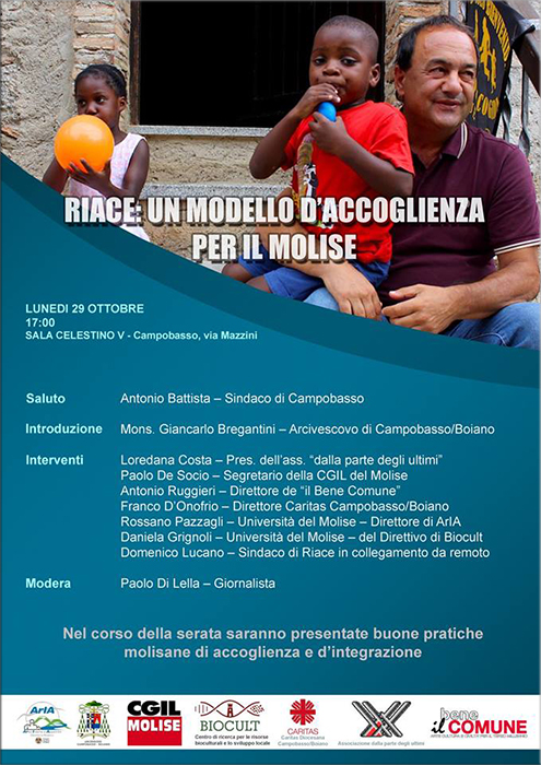 “Riace: un modello d’accoglienza per il Molise” 