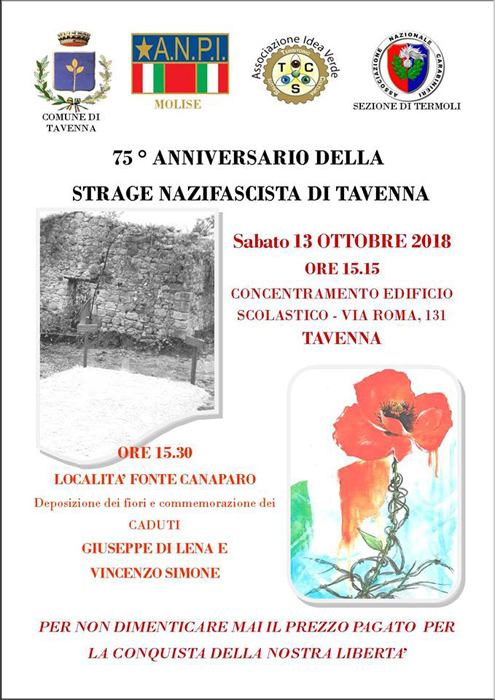 75° Anniversario della Strage Nazifascista di Tavenna