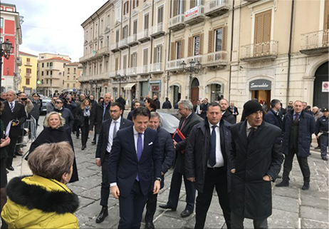 Il Premier Conte a Campobasso