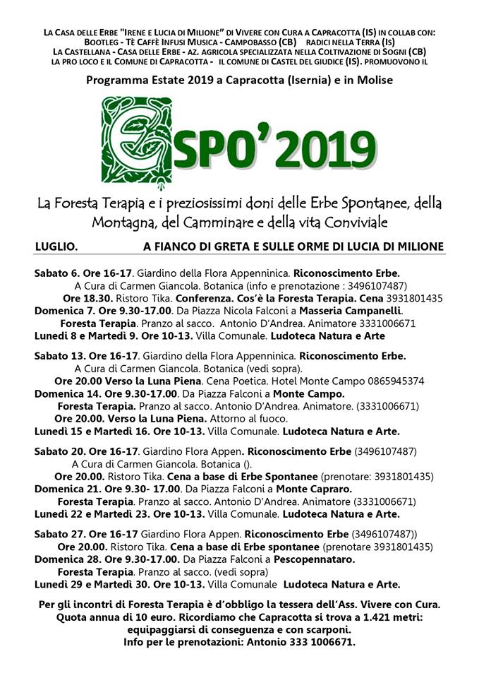 Espò 2019 “La Foresta Terapia” 