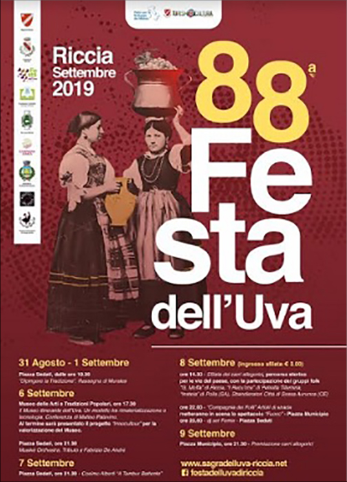 88^ edizione de la “Festa dell’Uva” a Riccia