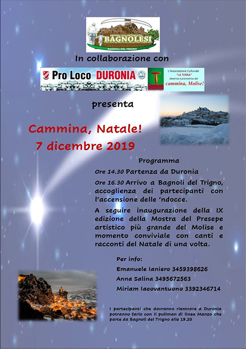 “Cammina, Natale!” per inaugurare la Mostra Presepi a Bagnoli