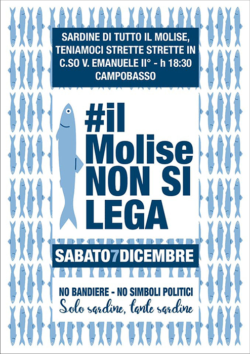 Arrivano le Sardine molisane