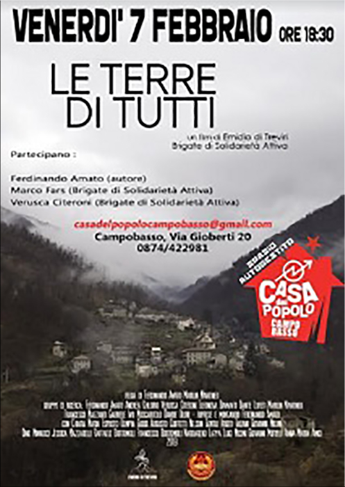 Alla Casa del Popolo “Le terre di tutti”