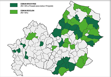 Molise: 46 comuni ‘ricicloni’ e 22 ‘rifiuti free’