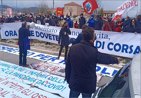 Manifestazione popolare “Cacciamoli”