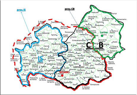 Sannio e Molise, sinonimi e contrari