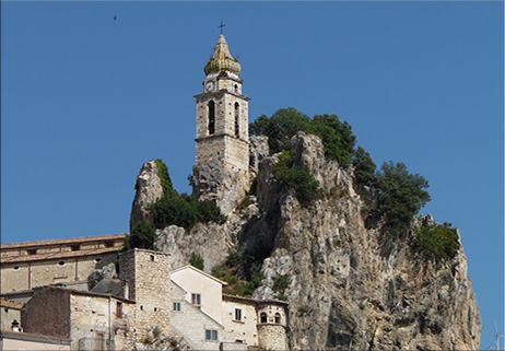 Il campanile maxigruccia delle campane