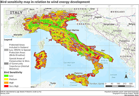 Aree sensibili per l’avifauna