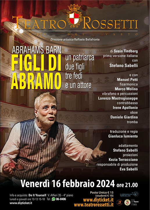  “Figli di Abramo” di e con Stefano Sabelli